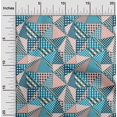 thumbnail image 2 of oneOone Tissu Velours Vert Sarcelle Patchwork à Carreaux Matériel de Robe Tissu Imprimé Tissu au Mètre 58 Pouces de Large, 2 of 5
