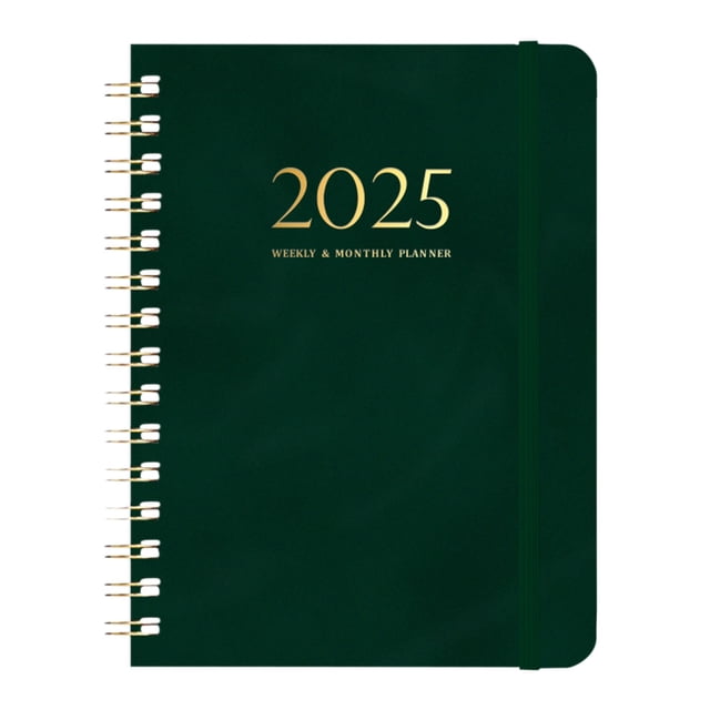 zanvin Notepad, Coil Planner Weekly Planner Diary A5 Taped Notebook Book, Birthday Gifts