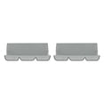 thumbnail image 4 of kurtrusly Coussin de Balançoire Extérieur en Polyester Multifonctionnel, Respirant et Confortable, Gris, 2 Pcs, 4 of 6