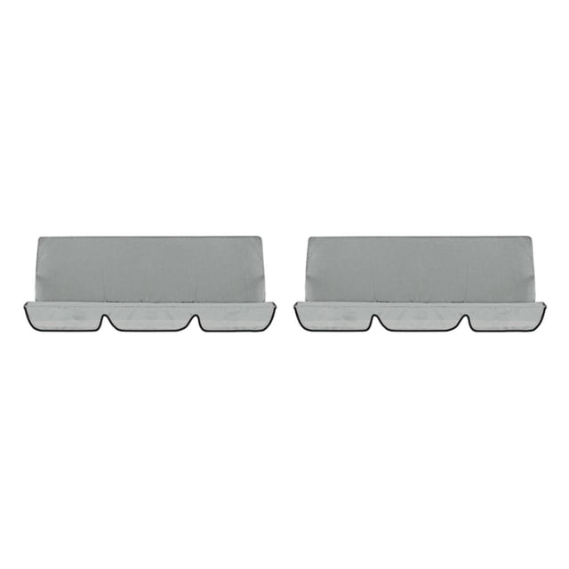Baohd Easy To Waterproof Swings Cushion Covers For Outdoor Swing Cushion Sturdy gray 2Set