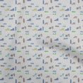thumbnail image 1 of oneOone Rayon Green Fabric Travel Craft Projects Decor Fabric Printed By The Yard 56 Inch Wide, 1 of 5