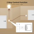 thumbnail image 2 of Tuya Zigbee Module d'Interrupteur à Gradateur Intelligent 1 Ch, Contrôle des Lumières DEL, Interrupteur à Intensité Réglable, Gradation Continue + Commande Vocale, 1 x Interrupteur à Gradateur, Jaune, 2 of 8