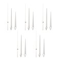 thumbnail image 1 of 5 Pcs Aiguilles d'Horloge Kits d'Aiguilles en Aluminium Pièces de Réparation de Remplacement, 1 of 7