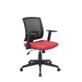 thumbnail image 1 of Fauteuil de bureau en tissu à dossier bas TygerClaw/rouge, 1 of 2