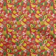 thumbnail image 1 of oneOone Rayon Red Fabric Tropical Fabric For Sewing Printed Craft Fabric By The Yard 56 Inch Wide, 1 of 5