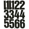 thumbnail image 1 of Chartpak  Vinyl Numbers, Adhesive, 21 Numbers, 6 in., Black, 1 of 1