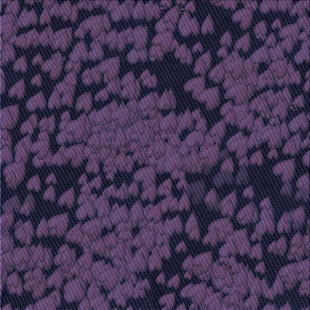Ahgly Company Machine Washable Indoor Square Transitional Deep Purple Area Rugs, 5' Square
