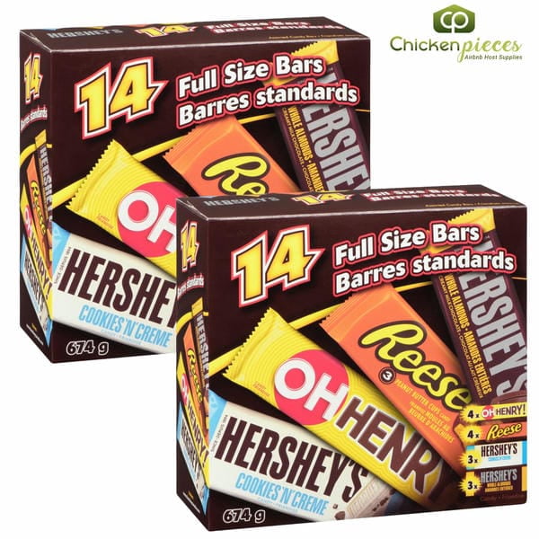 Hershey's Full Size Bars 674g/1.49 LBS