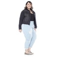 thumbnail image 3 of Frankie & Stella ™ Women's Plus Hooded Jacket - Black, 3 of 3