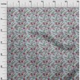 thumbnail image 2 of oneOone Polyester Lycra Fabric Leaves & Floral Block Print Fabric BTY 56 Inch Wide, 2 of 4
