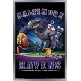 thumbnail image 1 of NFL Baltimore Ravens - End Zone 17 Wall Poster, 14.725" x 22.375", 1 of 4