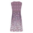 thumbnail image 5 of Penkiiy Robes pour Femmes 2024 Imprimé Marbre Col Rond Décontracté Sans Manches Robe à Bretelles Robe d'Été Babycon Sortie Décontractée Robes de Fête S Rose, 5 of 5