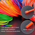 thumbnail image 3 of Wire Neon Light Cord EL Cable Neon Wire For Halloween Christmas Parties And Party Lighting (Red, 5m), 3 of 7