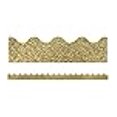 thumbnail image 3 of Carson Dellosa Scalloped Borders, Gold Glitter, 3 Feet x 2-1/4 Inches Each, 13 Strips, 3 of 4