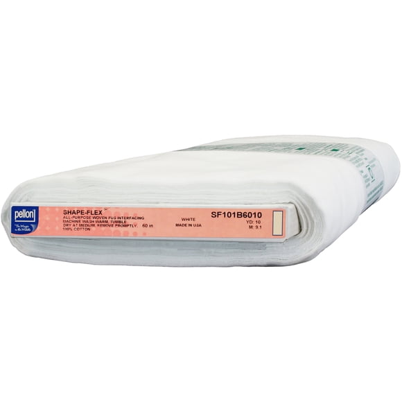 Pellon Shape-Flex Woven Fusible Interfacing-White 60"X10yd