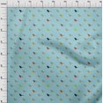 thumbnail image 3 of oneOone Georgette Viscose Fabric Artistic Bird Print Fabric by The Yard 42 Inch Wide, 3 of 4