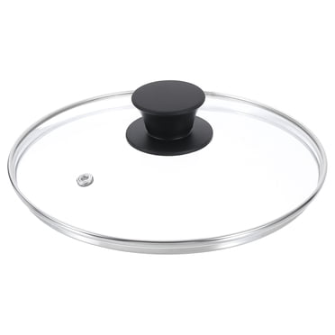Uxcell 1 Paquet Couvercle Universel pour Casserole Compatible avec Batterie de Cuisine de 8 Pouces, Couvercles de Poêle en Verre de Rechange
