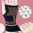 thumbnail image 4 of Copper Compression Wrist Brace Wrist Support Reduce Inflammation Pain Breathable Arthritis Support for Men Women, 4 of 7
