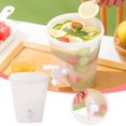 thumbnail image 2 of Hearth & Gear Cold Water Bucket With Faucet For Refrigerator Fruit Tea Pot Summer Household Fruit Bottle Water Bottle Cold Juice Ice Water Bottle Container for Flour Glass Storage Containers Meal Prep, 2 of 6