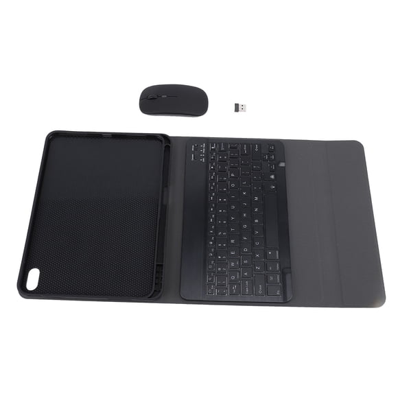 Keyboard Case with Mouse for Pad 10th Generation 10.9inch 2022, BT 2.4G Dual Mode RGB BT Keyboard with Detachable Case, Pencil Holder