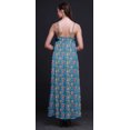 thumbnail image 4 of Bimba Robe Longue Maxi Imprimée en Rayonne à Bretelles Spaghetti Ajustables pour Femmes Boho-Xx-Grand, 4 of 5