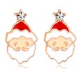 thumbnail image 1 of Boucles d'Oreilles de Noël Mignonnes Père Noël Boucles d'Oreilles Clous en Strass Boucles d'Oreilles de Noël pour Femmes, 1 of 9