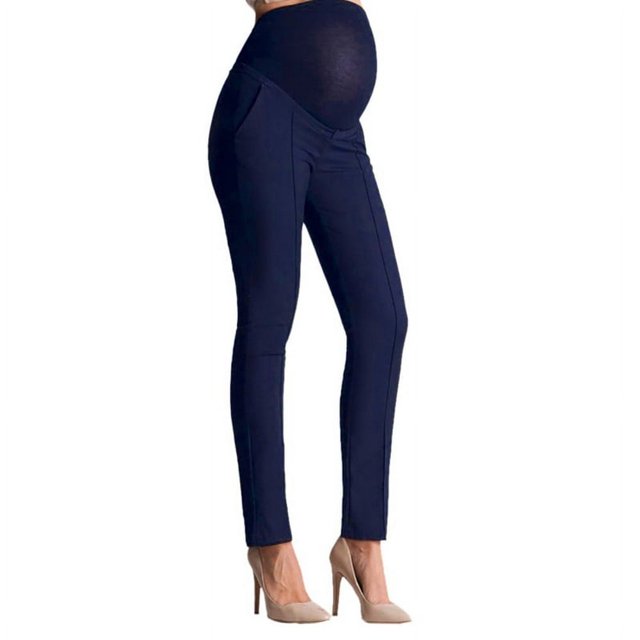 Femmes Élastiques Protection du Ventre Maternité Grossesse Leggings Pantalons Crayon Pantalons