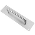 thumbnail image 1 of RUNROTOO 1 Ensemble Poignée de Porte de Passage Acier Inoxydable Argent pour Points d'Accès dans les Hôtels, 1 of 8
