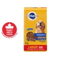 thumbnail image 1 of PEDIGREE VITALITY+ Dry Food For Adult Dogs – Grilled Steak & Vegetable Flavour - Supports Strong Bones and Healthy Teeth – With Calcium 20 kg, 1 of 11