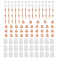 thumbnail image 3 of Kit de Ventouses d'Électrodes Courtes Pt31 Consommables en Cuivre Accessoires de Machine à Souder130pcs, 3 of 14