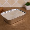 thumbnail image 3 of 10pcs Rectangle Shaped Disposable Aluminum Foil Pan Take-out container Disposable Food Containers with Aluminum Lids/Without Lid, 3 of 9