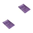 thumbnail image 3 of Youkk Polyester Chenille Bath Mat - Strong Water Absorption Exquisite Crafted Soft Texture No Shedding Light Purple 40cm*60cm 2Set, 3 of 6