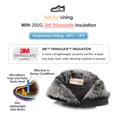 thumbnail image 4 of Comfy Moda Women's Winter Snow Boots Leather Waterproof With Ice Gripper ALASKA, 4 of 7