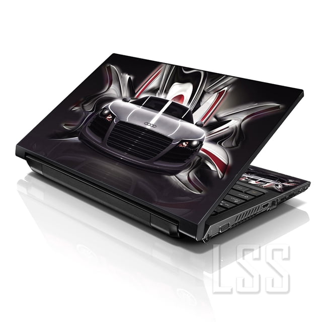 LSS Laptop Skin Sticker Decal Cover Audi R8 Pattern Fits 17" to 19" Laptops