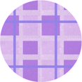 thumbnail image 1 of Ahgly Tapis d'Intérieur Lavable en Machine Carré Transitionnel Heliotrope Violet, 3 Pieds Carré, 1 of 7