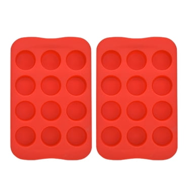 EGNMCR 2pc Ice Cubes Tray - Easy Release And Flexible 12 Ice Cubes Trays - Flexible Ice Modle Box - And Dishwasher Safe Ice Tray