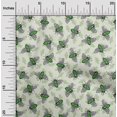 thumbnail image 2 of oneOone Rayon Light Olive Green Fabric Floral & Bee Craft Projects Decor Fabric Printed By The Yard 56 Inch Wide, 2 of 5