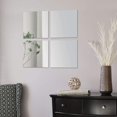 thumbnail image 3 of Miroir Mural Rectangulaire Autocollant en Verre Miroir Décoratif Autocollant Décoration Maison Chambre Salon Porte, 3 of 5