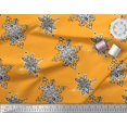thumbnail image 2 of Soimoi Rayon Fabric Floral Block Fabric Prints by Yard 56 Inch Wide, 2 of 3