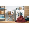 thumbnail image 2 of Ahgly Company Tapis Rectangulaire Lavable en Machine Intérieur Transitionnel Rouge Lave, 5 Pieds x 7 Pieds, 2 of 7