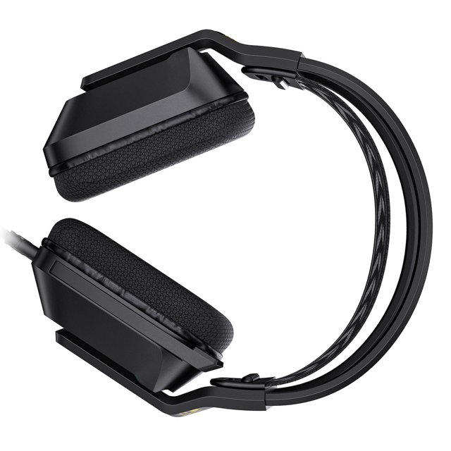 Wired Gaming Headset, Computer Headphones with Microphon and Memory Foam Ear Cushions, Adjustable Headband Wired Headphones for PC Laptop Game Console, 3.5mm Plug and Play