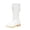 style-03 White, variant on Gubotare Little Girl Boots Winter Shoes for Kids Western Square Toe Cowgirl Boots with Walking Heel Dress Boots Girls Size 1.5 (Hot Pink,Big Kids 1.5)