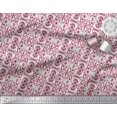 thumbnail image 2 of Soimoi Polyester Crepe Fabric Damask Ethnic Printed Fabric 1 Yard 42 Inch Wide, 2 of 3