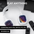 thumbnail image 3 of Logitech G Astro A30 LIGHTSPEED Wireless Gaming Headset - Bluetooth, Dolby Atmos/3D Audio Compatible, Detachable Boom, 27hr battery, for PS5, PS4, Nintendo Switch, PC, Android<br> - White, 3 of 4