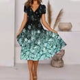 thumbnail image 2 of Ketyyh-chn99 Robes d'Été pour Femmes Grande Taille Robe Soleil Robes pour Femmes Combinaisons Manches à Volants Shorts Robe Courte GN1,2TG, 2 of 5