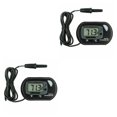 thumbnail image 1 of QualitChoice -50℃-70℃ LCD Digital Display Aquarium Plastic High Accuracy Fishtank Water Temperarure Meter Household 1 Pc 2Set, 1 of 6
