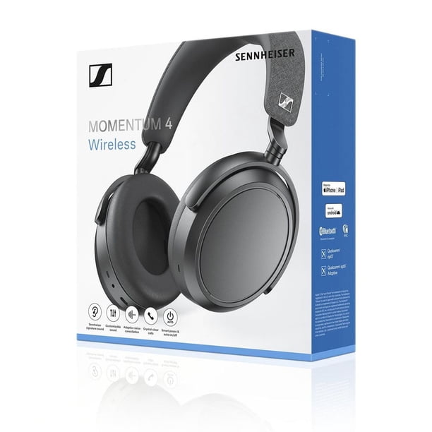 Sennheiser, MOMENTUM 4 Wireless, Black, Headset (Mobile) - Walmart.ca