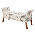 thumbnail image 1 of Convenience Concepts Designs4Comfort Banc de Rangement Garbo - Tissu Botanique Beige, 1 of 6
