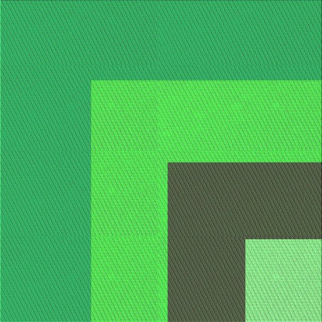 Ahgly Company Tapis d'Intérieur Lavable en Machine Carré Vert Néon Transitionnel, 5 Pieds Carré