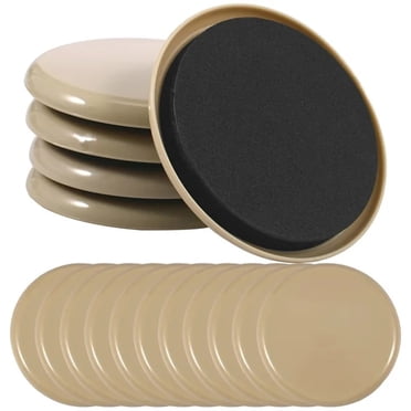 16Pc Furniture Sliding Pads, Furniture Sliders 16 Pack Plastic Rubber Sliders, Home and Kitchen, 16X Furniture Slide Pads, By Meiiso